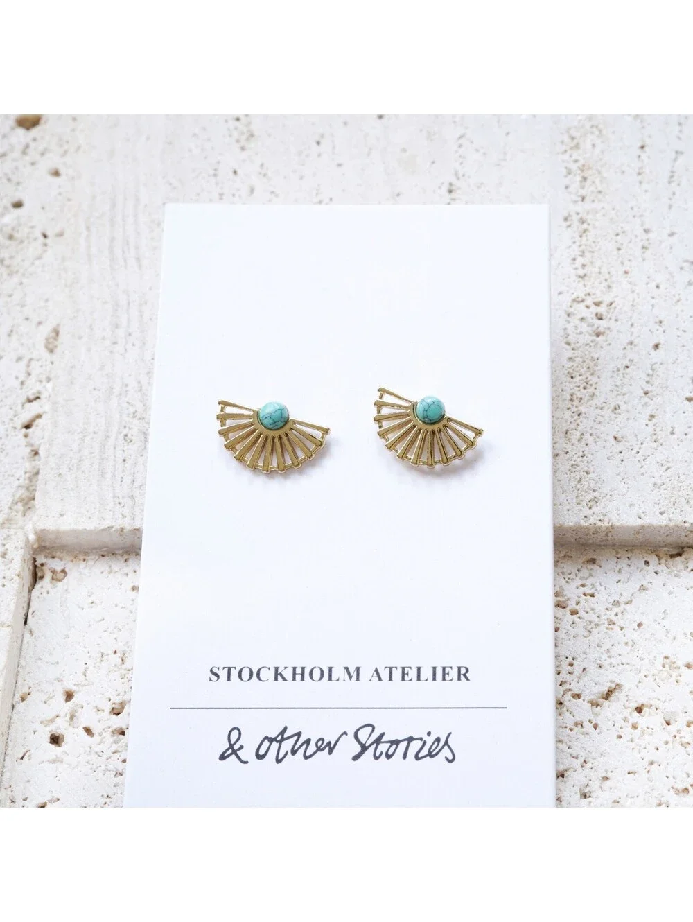 & Other Stories reconstitute brass gold